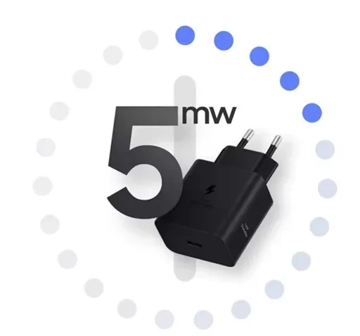 شارژر دیواری 45 وات سامسونگ مدل Samsung 2 Pin EP-T4511 دو پین به همراه کابل 1.8 متری Type-C به Type-C (های کپی)