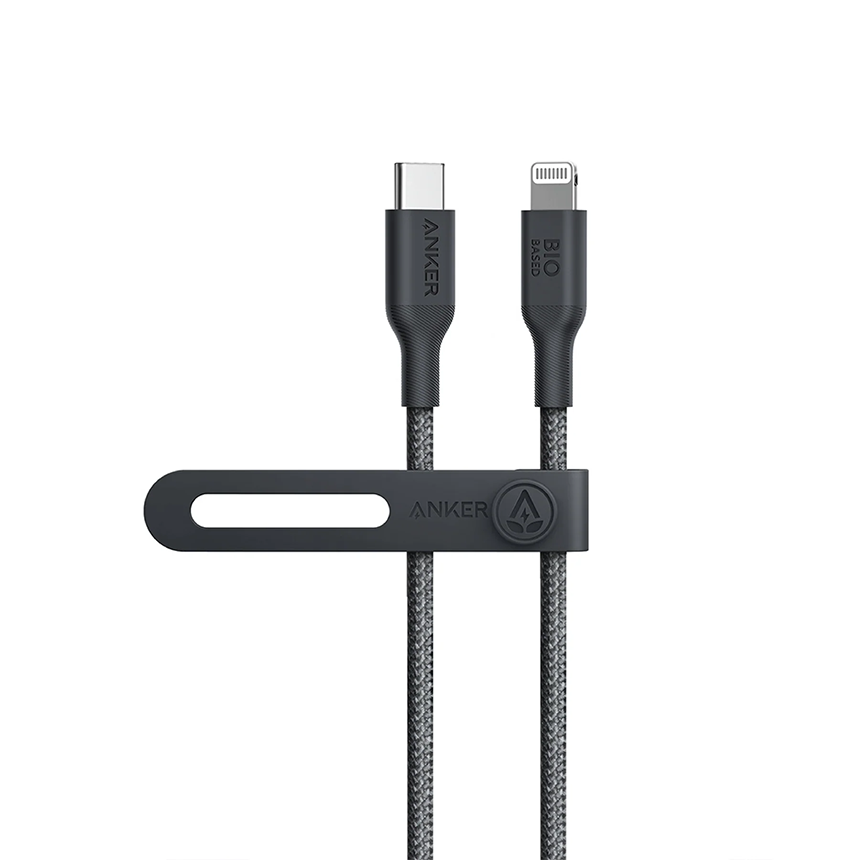 کابل شارژ USB-C به لایتنینگ انکر مدل ANKER 542 (Bio-Nylon) A80B6 طول 2 متر