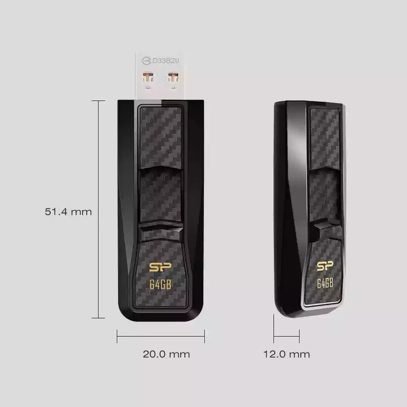 فلش مموری سیلیکون پاور مدل Blaze B50 ظرفیت 256 گیگابایت