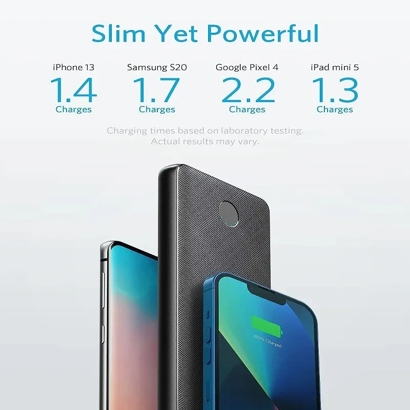 پاوربانک انکر مدل Anker PowerCore Slim A1245 ظرفیت  10000 میلی‌آمپر