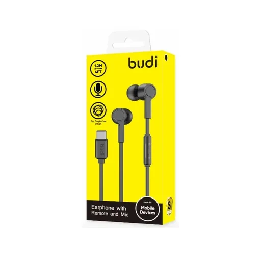 هندزفری سیمی تایپ‌سی بودی مدل Budi EP22T