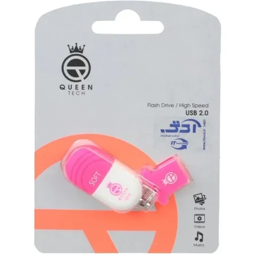 فلش مموری کویین تک مدل Queen Tech Soft ظرفیت 64 گیگابایت