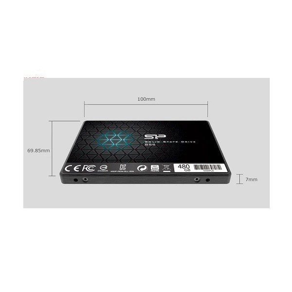 اس اس دی اینترنال SATA3.0 سیلیکون پاور مدل Slim S55 ظرفیت 960 گیگابایت
