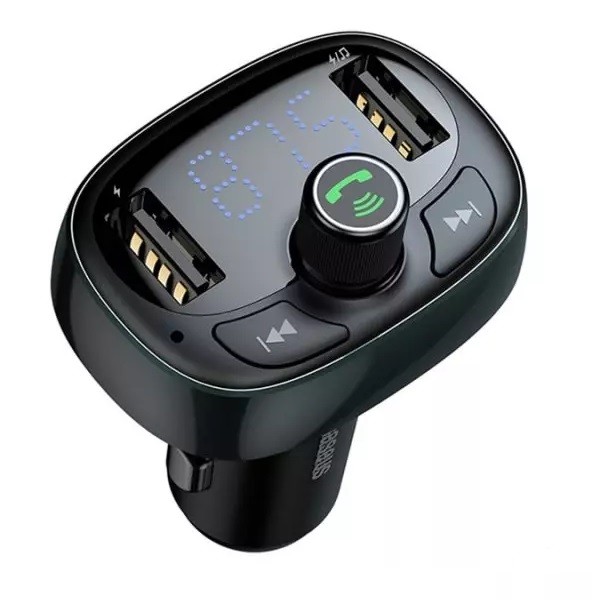 شارژر فندکی بیسوس با قابلیت پخش موسیقی و تماس مدل Baseus T Shaped S-09