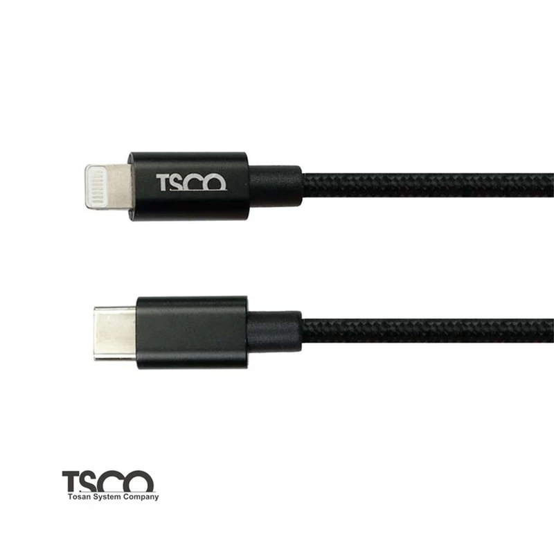 کابل تبدیل USB-C به لایتنینگ تسکو مدل TCPD200 طول 1 متر