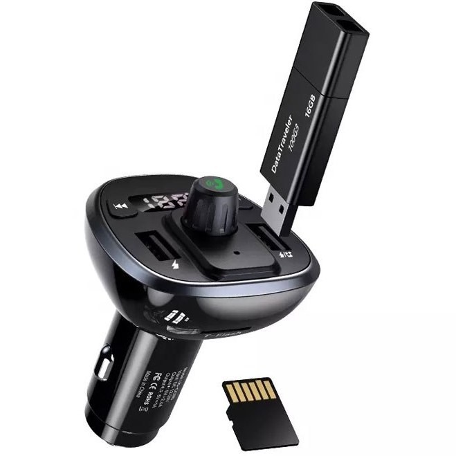 شارژر فندکی و FM Player بلوتوثی یوسمز مدل USAMS US-CC115