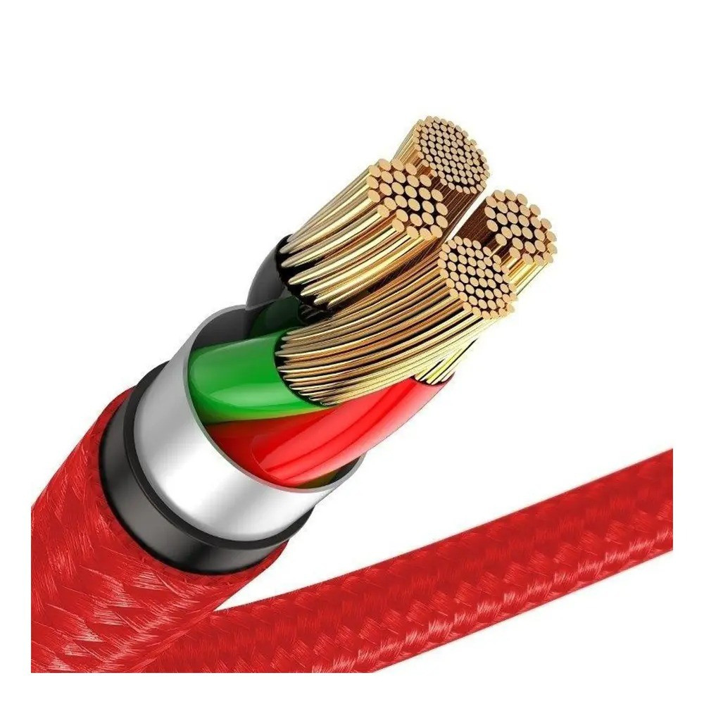 کابل تبدیل USB به لایتنینگ باسئوس مدل Horizontal Cable USB CALSP-B09 طول 1 متر