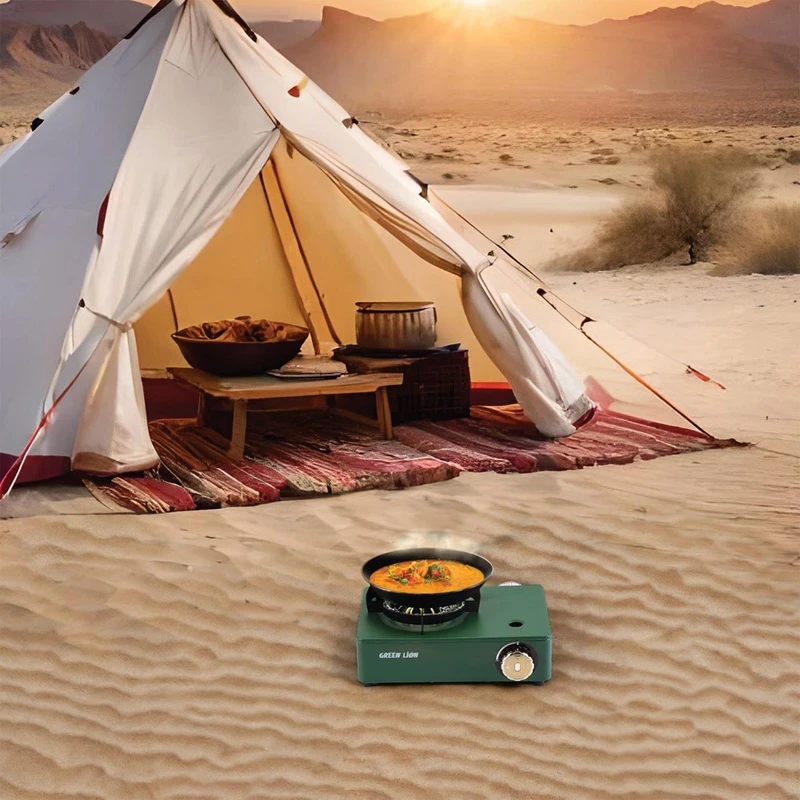 اجاق سفری گرین لاین مدل 4 Burner Mini Cassette Stove