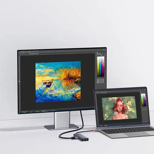 هاب 6 پورت باسئوس مدل Baseus UltraJoy Series 6-Port HUB Docking Station BS-OH151