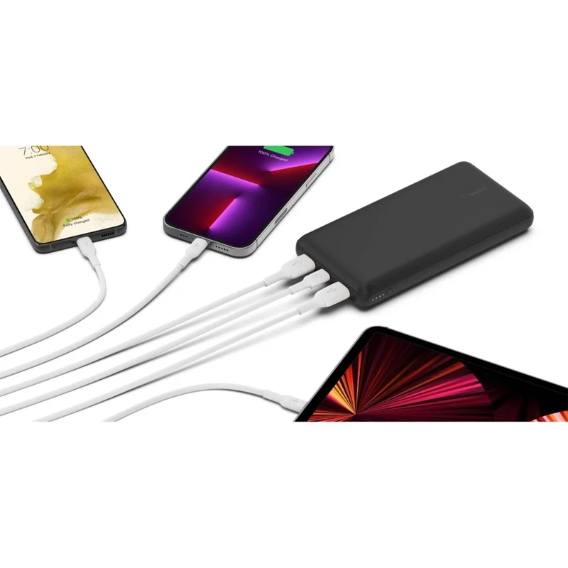 پاوربانک بلکین مدل BoostCharge BPB012bt ظرفیت 20000 میلی‌آمپر