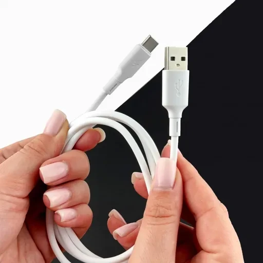 کابل شارژ ‌USB به ‌USB-C بودی مدل Budi DC256T10W طول 1 متر