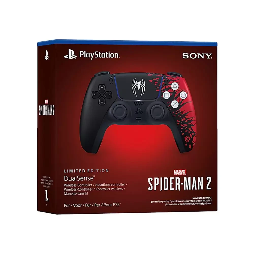 دسته بازی سونی مدل DualSense Spider Man-2 PS5 - نسخه محدود
