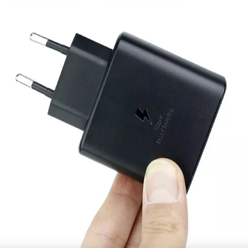 شارژر دیواری 45 وات سامسونگ مدل Samsung EP-TA845 به همراه کابل تبدیل USB-C