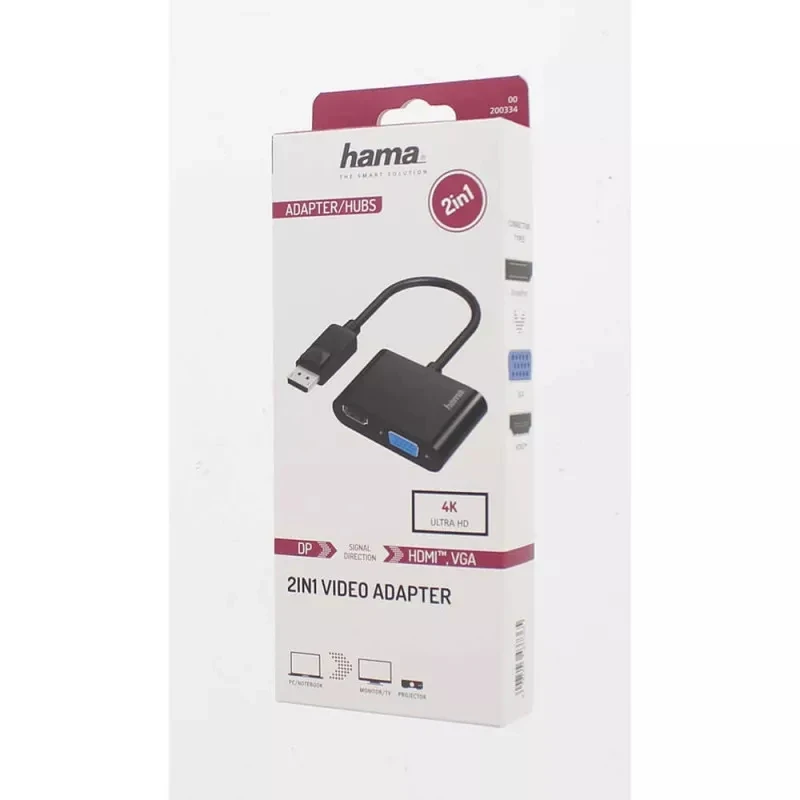 مبدل دو در یک  USB-C به HDMI و VGA هاما مدل 200313