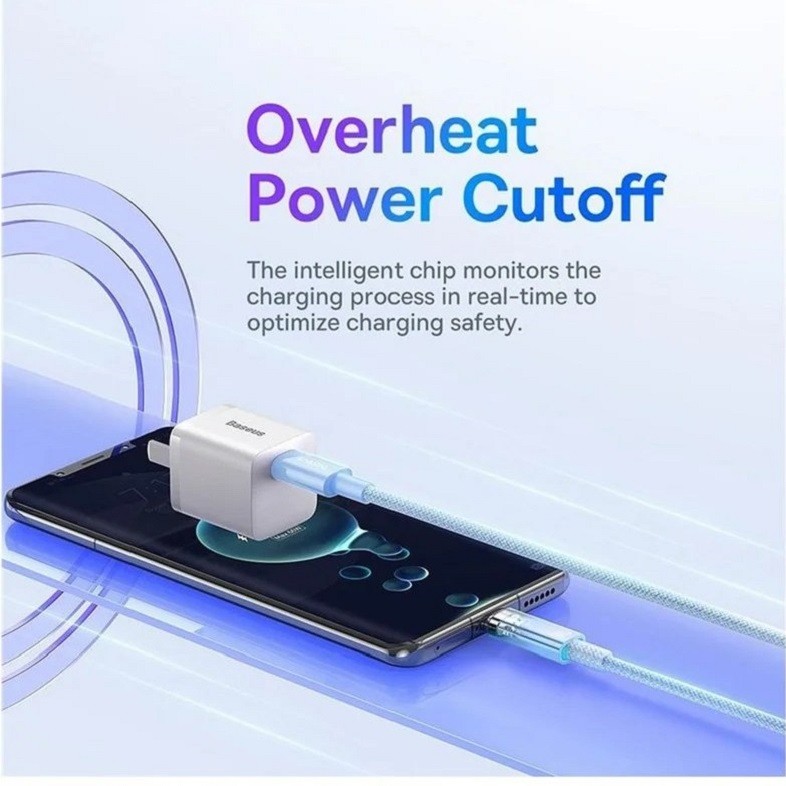 کابل تبدیل Type C به Type C باسئوس مدل Explorer Fast Charging with Smart Temperature Control با توان 100وات به طول 2 متر