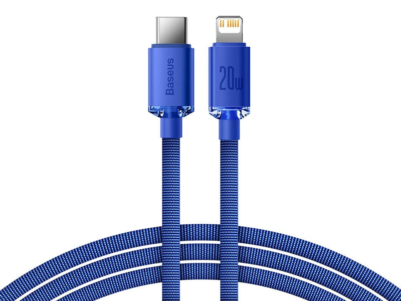 کابل تبدیل Type-C به 20W Lightning باسئوس مدل CAJY000203 با طول 1.2متر