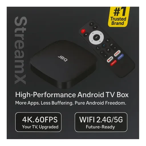 اندروید باکس جی بی کیو مدل JBQ Android TV Box Streamx i490832