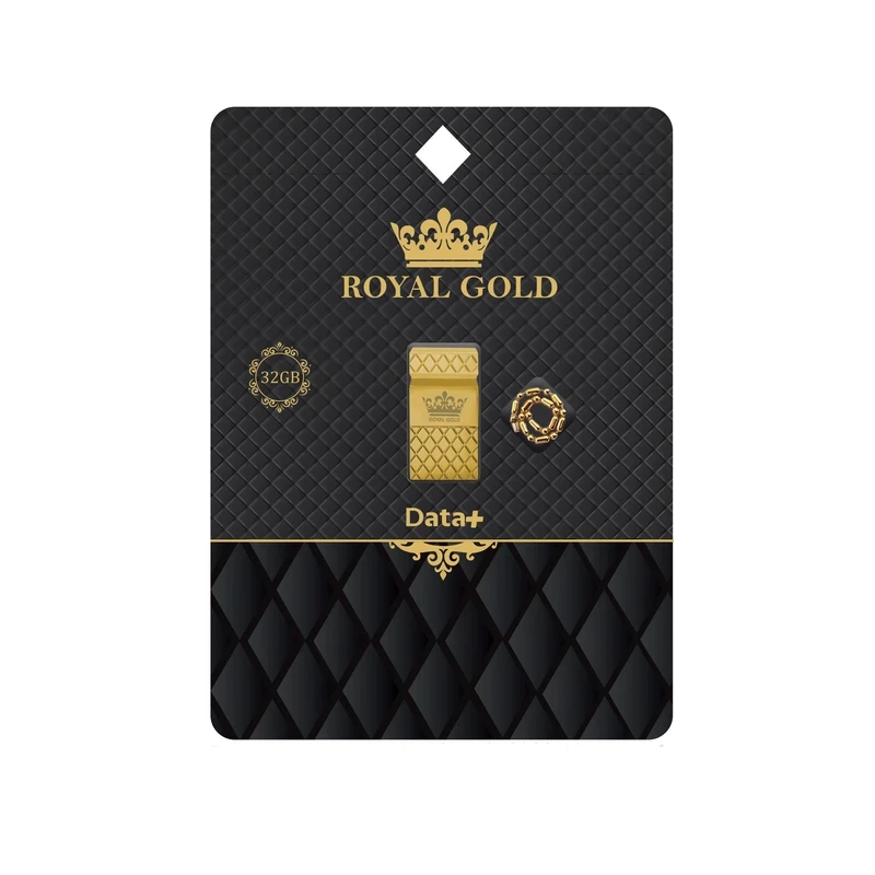 فلش مموری دیتا پلاس مدل Royal Gold ظرفیت 32 گیگابایت