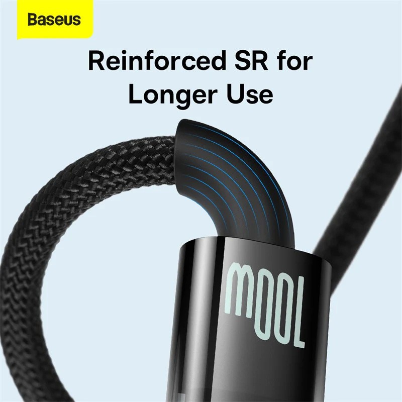 کابل تبدیل USB به USB-C بیسوس مدل Explorer Series 100W طول 1 متر