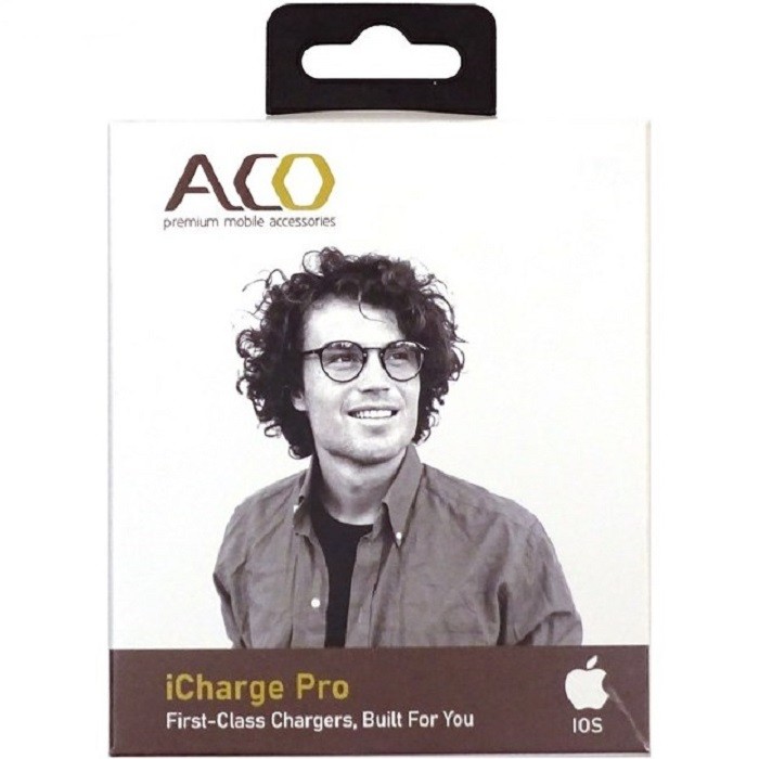 کابل تبدیل USB به لایتنینگ آکو مدل ACO I CHARGE PRO طول یک متر