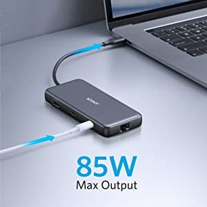 هاب ۸ پورت انکر Anker PowerExpand A8383 با کابل USB-C