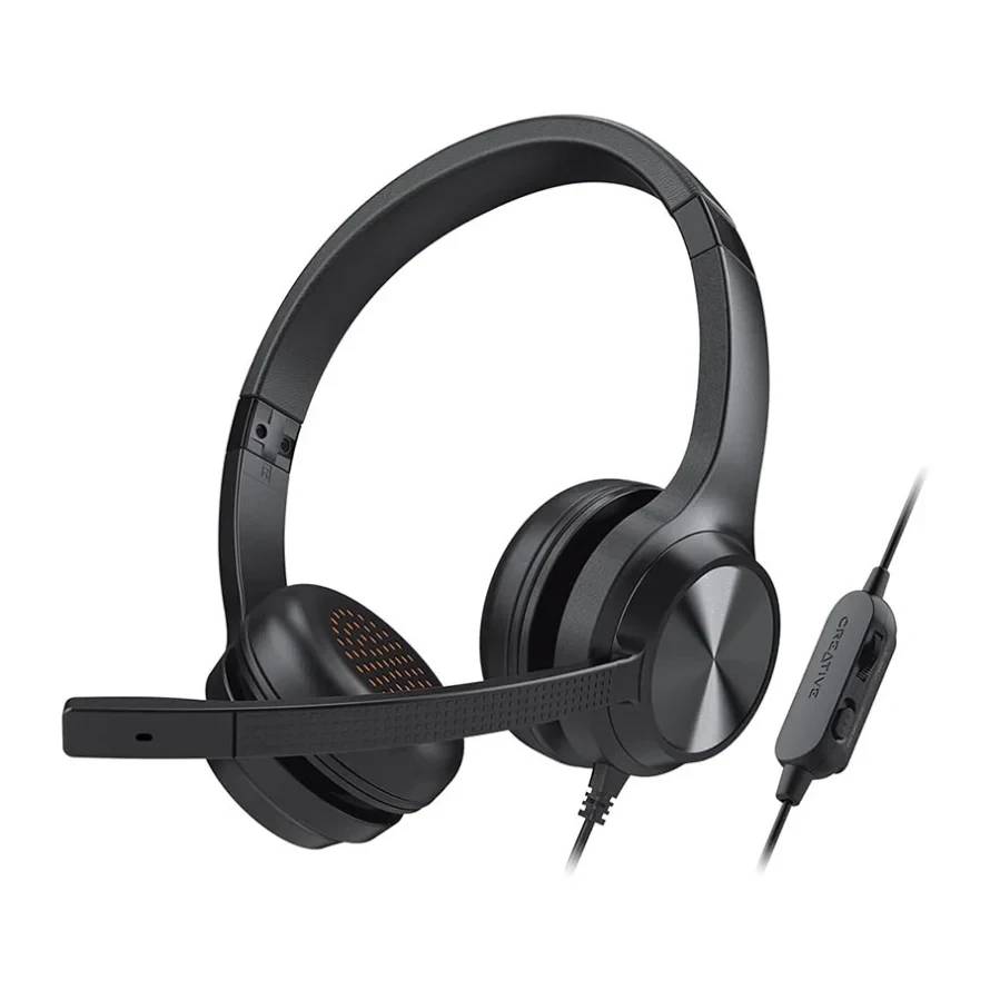 هدست با سیم کریتیو مدل Creative Chat WFH Headset 3.5mm