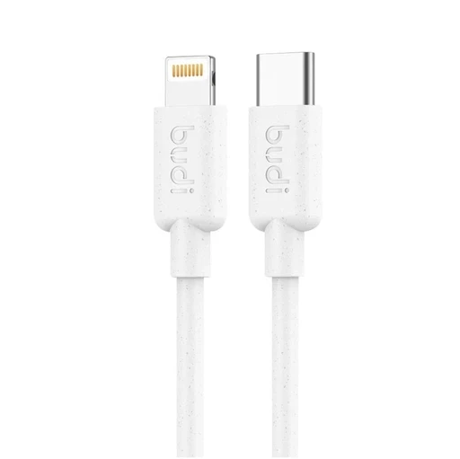 کابل تبدیل USB-C به لایتنینگ بودی مدل Budi DC230DTL12W طول 1.2 متر