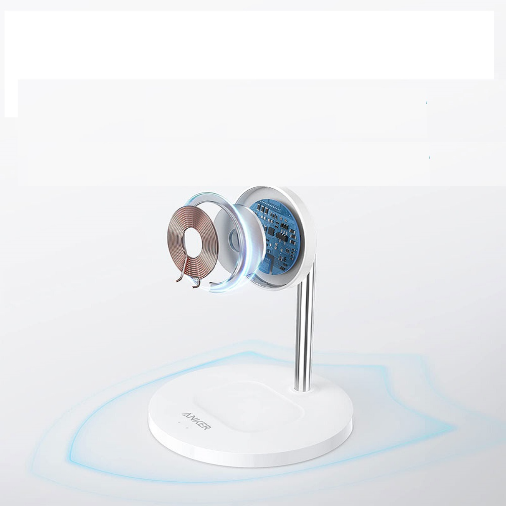 پایه نگه دارنده و شارژر بی سیم مغناطیسی انکر مدل Anker PowerWave Magnetic A2543