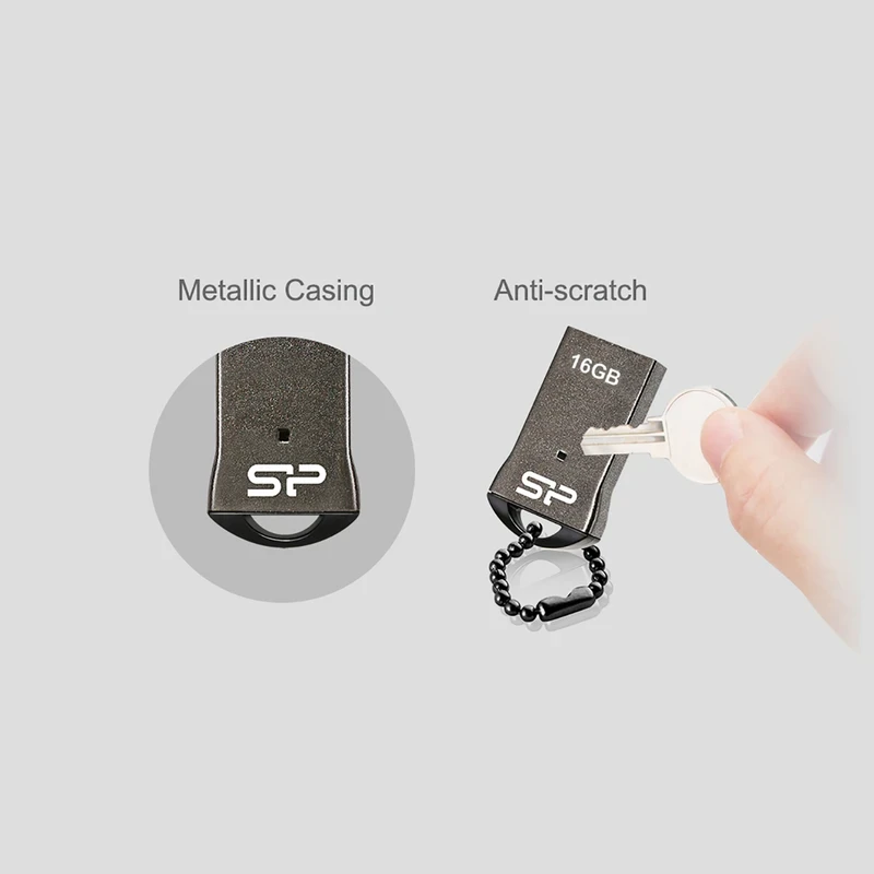 فلش مموری سیلیکون پاور مدل Silicon Power Touch T01 USB 2.0 با ظرفیت 64 گیگابایت