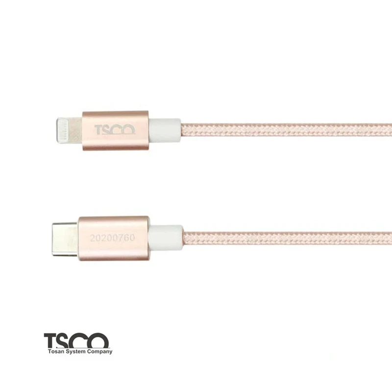 کابل تبدیل USB-C به لایتنینگ تسکو مدل TCPD200 طول 1 متر