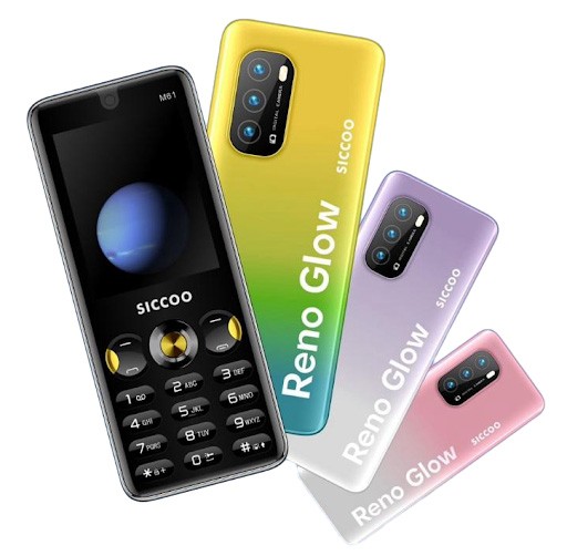 گوشی موبایل سیکو SICCOO M61 سه سیم کارت ظرفیت 32 مگابایت و رم 32 مگابایت