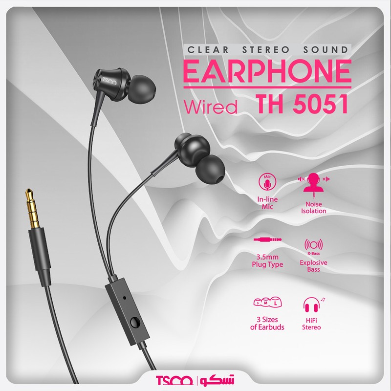 هندزفری باسیم تسکو TH5051