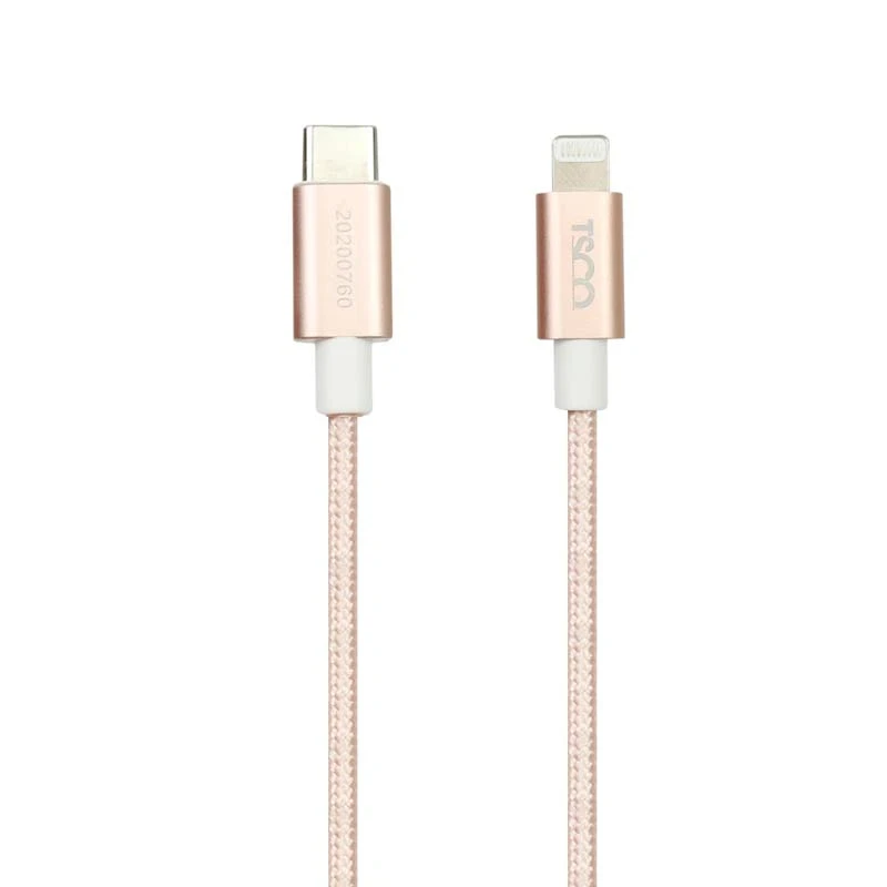 کابل تبدیل USB-C به لایتنینگ تسکو مدل TCPD200 طول 1 متر