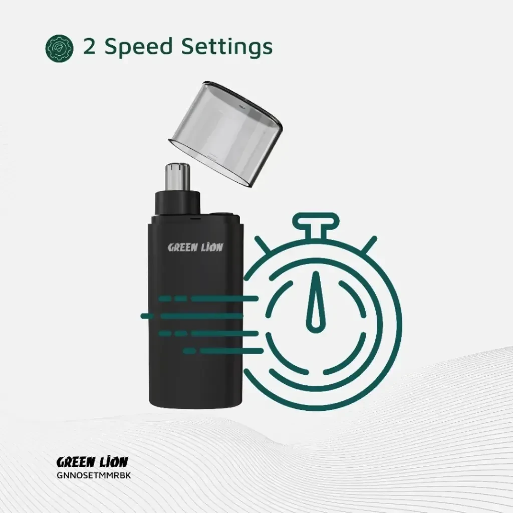 موزن گوش و بینی شارژی گرین لاین مدل GNNOSETMMR