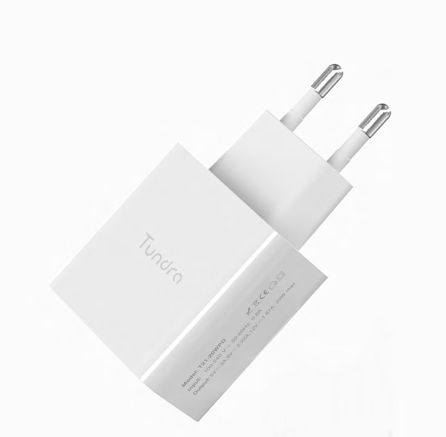 شارژر دیواری دو پورت تاندرا T20-20WPD 20W