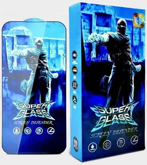 محافظ صفحه نمایش Super Glass آیفون مدل iPhone 16 Pro Max -پک ده عددی