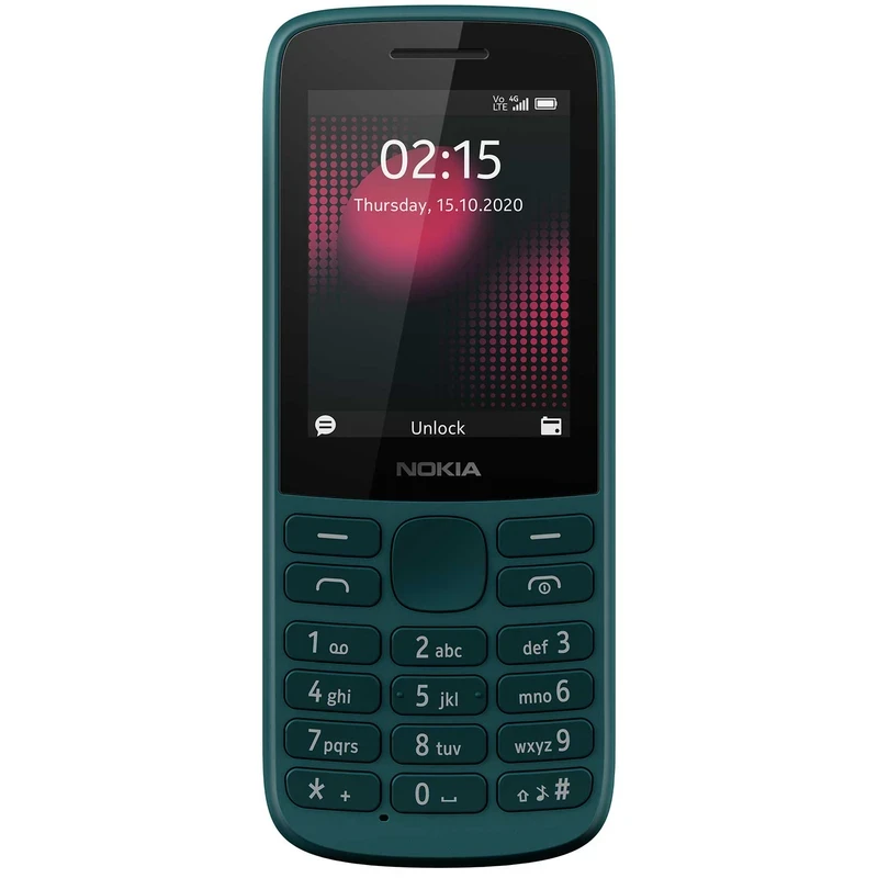 گوشی موبایل نوکیا مدل Nokia 215 4G دو سیم کارت ظرفیت 128 مگابایت و رم 64 مگابایت-مونتاژ ایران