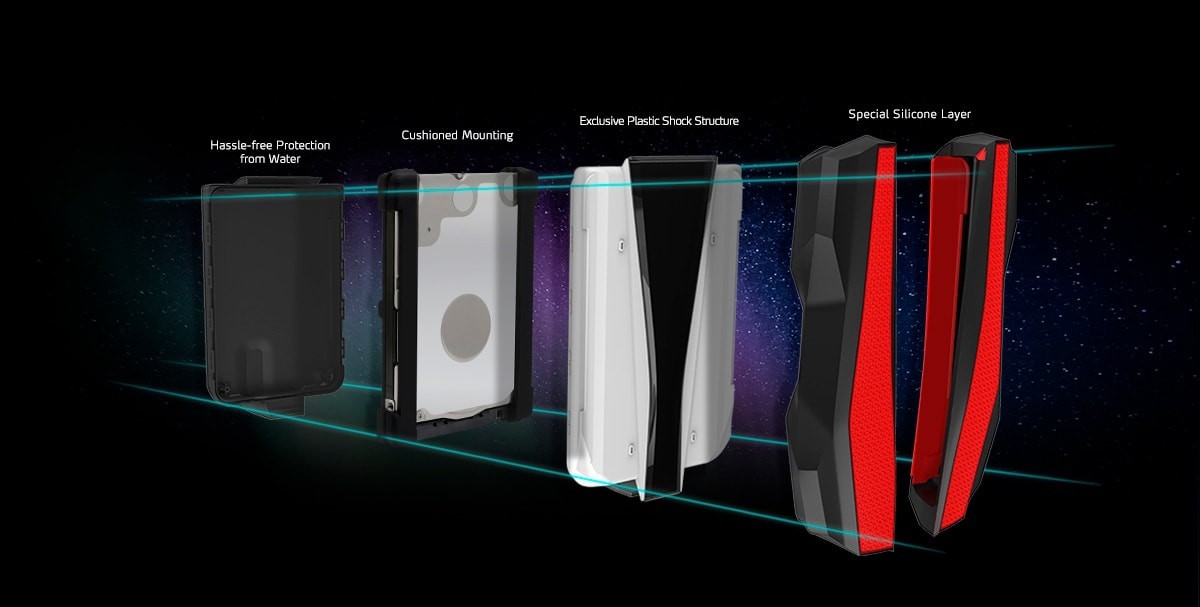 هارد اکسترنال ای دیتا HD770G ظرفیت 1 ترابایت