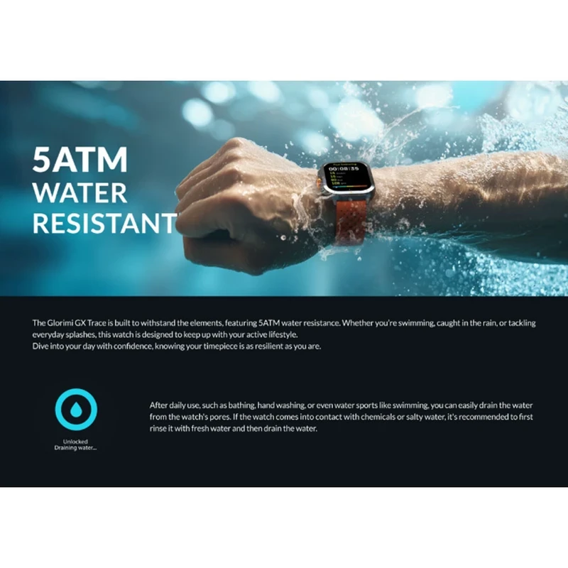 ساعت هوشمند گلوریمی مدل Glorimi GX Trace
