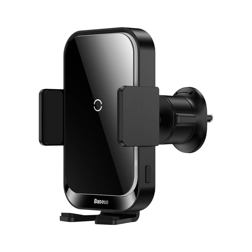 پایه نگهدارنده و شارژر بی سیم بیسوس مدل Halo Electric Wireless Charging Car Mount (15W)