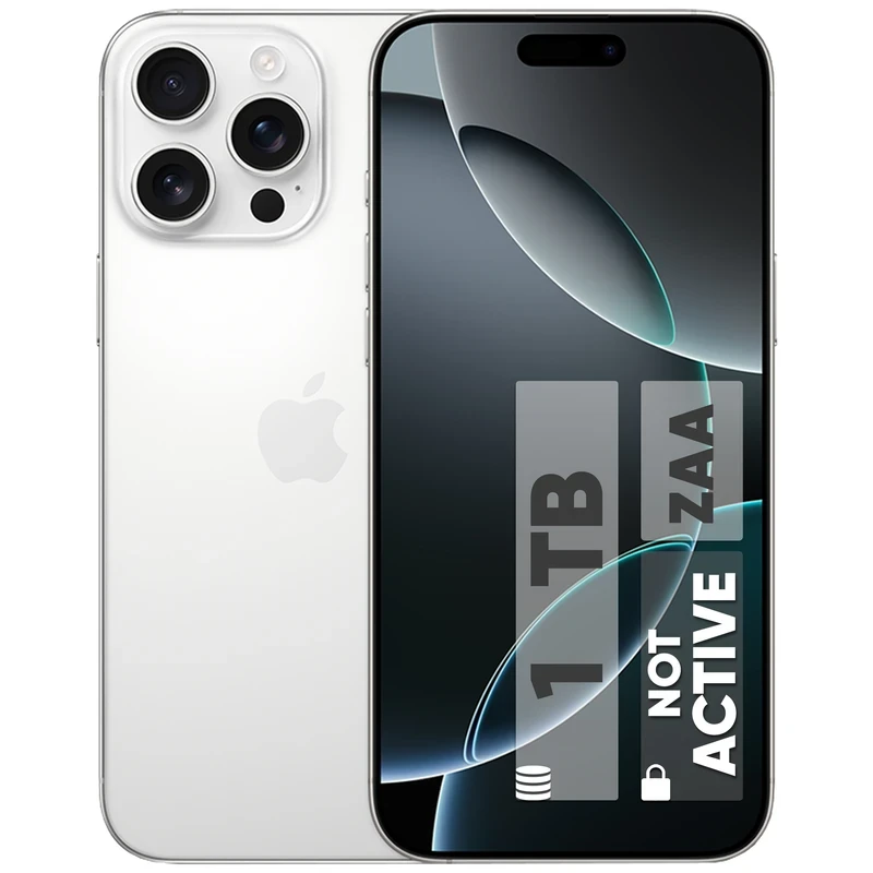 گوشی موبایل اپل iPhone 16 Pro ZA/A Not Active دوسیم کارت ظرفیت 1 ترابایت و رم 8 گیگابایت