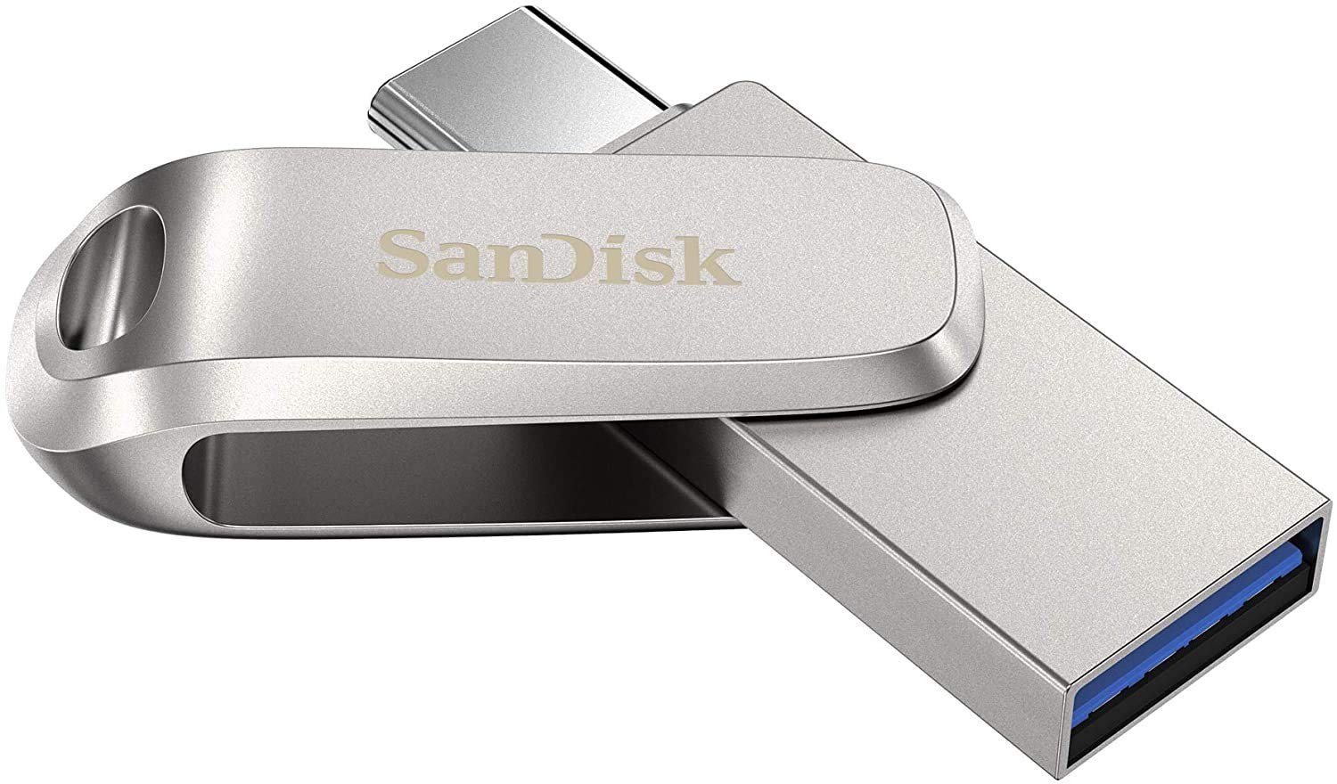 فلش مموری OTG سن دیسک مدل SanDisk Dual Drive Luxe USB Type-c ظرفیت 128 گیگابایت