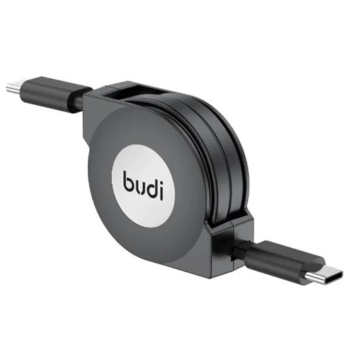 کابل جمع شونده ‌USB-C به USB-C بودی مدل Budi DC233TT10B طول 1 متر