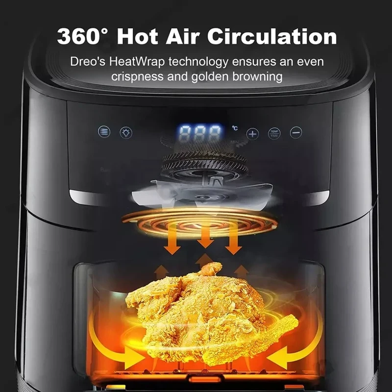 سرخ کن بدون روغن  (هوا پز ) شیائومی 6 لیتری Air fryer Zolele ZA005