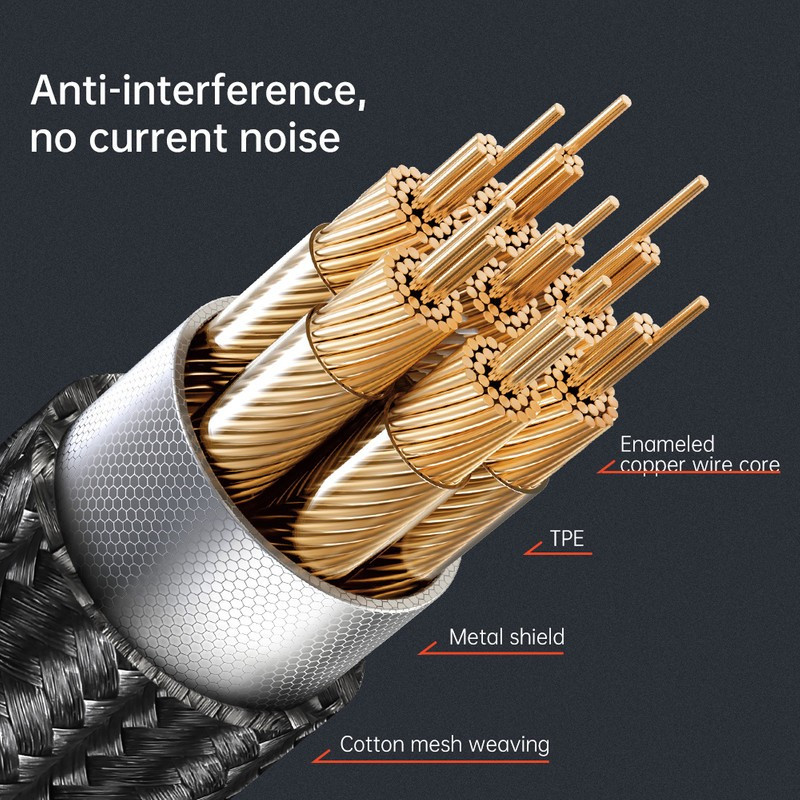 کابل تبدیل USB-C به جک 3.5 میلیمتری (تایپ سی به AUX) مک دودو CA-0820 طول 1.2 متر