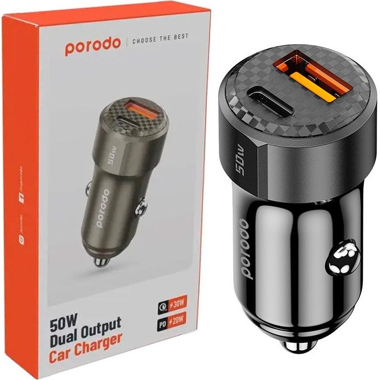 شارژر فندکی خودرو 50W پرودو مدل PD-CC50W