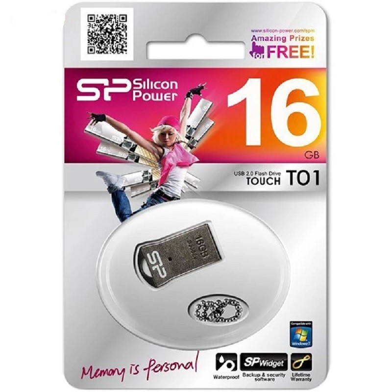 فلش مموری سیلیکون پاور مدل Silicon Power Touch T01  USB 2.0 با ظرفیت 16 گیگابایت