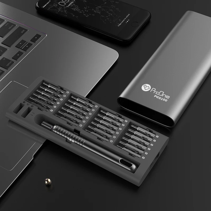 پیچ گوشتی و سری پیچ گوشتی پرووان مدل ProOne PGS100 بسته 51 عددی