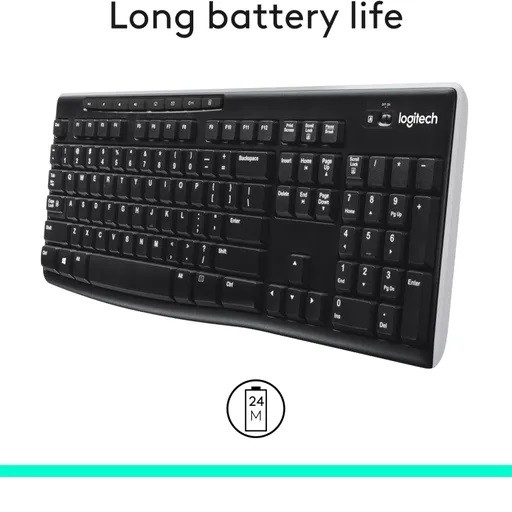 کیبورد بی سیم لاجیتک مدل Logitech K270