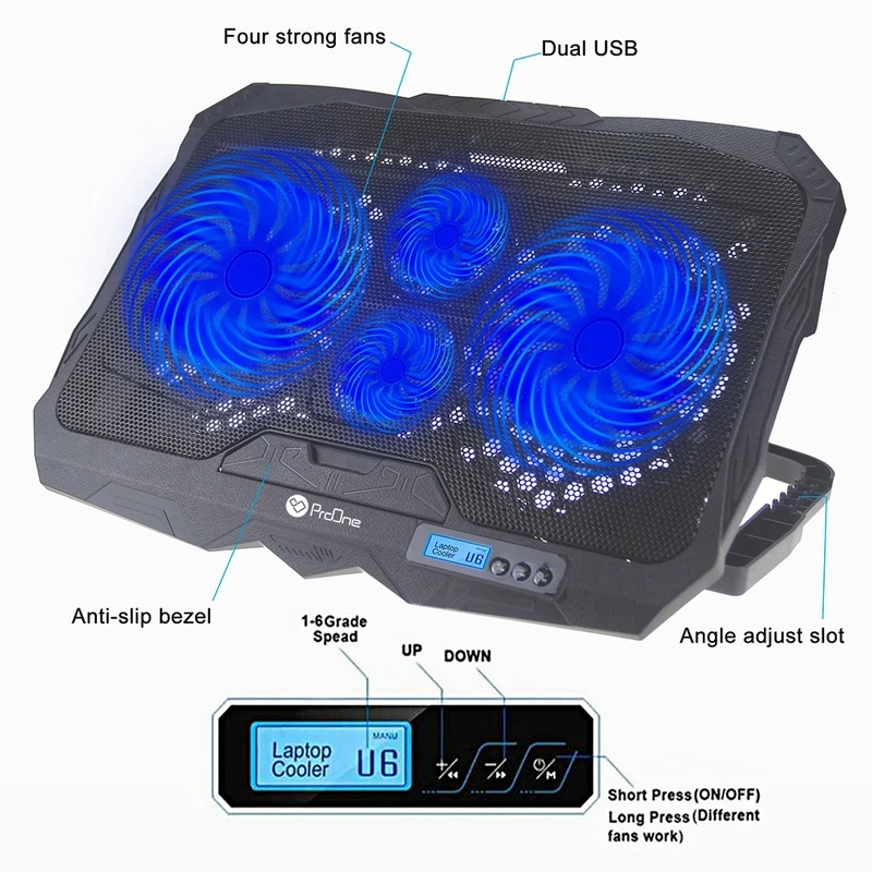 پایه خنک کننده لپ تاپ پرووان مدل PCP52